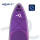 Надувна SUP дошка Aquaget 350 см з веслом AQ0043 Violet/Red - зображення 12