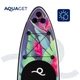 Надувна SUP дошка Aquaget 320 см з веслом AQ0047 Black/Violet - зображення 4