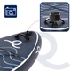 Надувная SUP доска Aquaget 320 см с веслом AQ0046 Navy Blue/Black - изображение 11