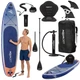 Надувная SUP доска Aquaget 350 см с веслом AQ0044 Blue/Orange - изображение 7