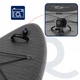 Надувна SUP дошка Aquaget 350 см з веслом AQ0040 Black - зображення 8