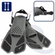 Набор для снорклинга Aquaget маска с трубкой и ласты AQ0008 Black/Grey - изображение 8