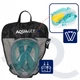 Полнолицевая маска для сноркелинга Aquaget Size L/XL AQ0002 Sky Blue/White - изображение 7