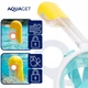 Полнолицевая маска для сноркелинга Aquaget Size L/XL AQ0002 Sky Blue/White - изображение 9