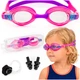 Очки для плавания Aquaget детские AQ0015 Pink - изображение 2