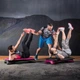 Компактний килимок tiguar workout для фітнесу, розтяжки та занять зі степ-платформою , чорний ( TI-WOM001CV2 ) - зображення 5