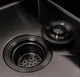 Кухонная мойка нержавейка CM 78*50C R VALESO Handmade PVD черная с углубленной полкой (3,0/0,8) - изображение 2