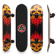 Скейтборд дерев'яний вогонь BavarSport Skateboard Fire 4411-11 розмір 78х20см - зображення 2