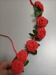 Веночек на голову с цветов Розы красные - изображение 4