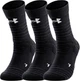 Носки Under Armour 22610208 мужские спортивные средней высоты влагоотводящие зимние, черные, 3 пары, размер 40-43 - изображение 1