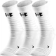 Носки Under Armour 22610208 мужские спортивные средней высоты влагоотводящие зимние, белые, 3 пары, размер 37-40 - изображение 1