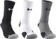 Носки Under Armour мужские баскетбольные с махровой подошвой средней высоты, ассорти, 3 пары, размер 39-43 - изображение 1