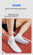 Носки Li-Ning унисекс короткие хлопковые антибактериальные, белые, 6 пар, универсальный размер - изображение 10
