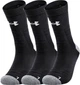 Носки Under Armour мужские баскетбольные махровые средней высоты, черные, 3 пары, размер 39-43 - изображение 1
