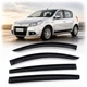 Дефлектори вікон вітровики Renault Sandero 2007-2012 Скотч 3M Voron Glass - зображення 1