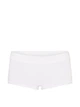 Женские трусики Victoria's Secret (2321299562) Logo Cotton Lace Patch Boyshort S белые - изображение 3