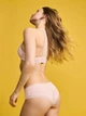 Женские трусики Victoria's Secret (22612955691) Cotton Lace-Waist Cheeky XS розовые - изображение 3