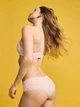 Женские трусики Victoria's Secret (22612955692) Cotton Lace-Waist Cheeky S розовые - изображение 3