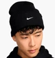 Шапка Nike Peak Swoosh Beanie ONE SIZE Чорний HF0187-010 - изображение 1