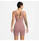Спортивный комбинезон женский Nike Zenvy Dri-Fit Short Bodysuit Pink XS Рожевий FN3031-208 - изображение 2