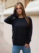 Жіноча толстовка ISSA PLUS 15299 XL чорний - изображение 1