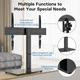 Настольная подставка для телевизора 32-65 BONTEC Table Top TV Stand (до 45 кг, закаленное стекло, VESA 600x400) - изображение 4
