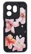 Чехол Shock Case Print для телефона Infinix Smart 9 (X6532) бампер силиконовый черный с принтом Цветы - изображение 1