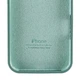 Чехол Fiji Silicone Case для Apple iPhone 16e бампер накладка Soft Touch с микрофиброй Pine Green - изображение 2