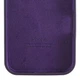 Чехол Fiji Silicone Case для Apple iPhone 16e бампер накладка Soft Touch с микрофиброй Dark Aubergine - изображение 2