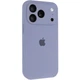Чохол Fiji Silicone Case Full Camera для Apple iPhone 17 Pro бампер накладка із захистом камери Lavender Grey - зображення 1