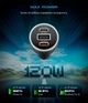 АЗУ ArmorStandart Resolute Power ASPP-21 PD 100W 5A 2Type-C 1USB Grey (ARM70026) - зображення 2