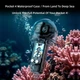 Подводный защитный аквабокс погружения до 50м для экшн камеры DJI Osmo Pocket 4P прозрачный поликарбонатный корпус с адаптером 1/4 - изображение 7