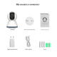 Розумна Wi-Fi камера спостереження (3.0 MP) 1DAL | Поворотна PTZ (WS-Q503A) APP "Tuya" - зображення 3