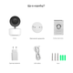 Розумна Wi-Fi камера спостереження (4.0 MP) 1DAL | Поворотна PTZ (WS-Q504B) APP "Tuya" - зображення 4