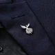 Значок-пин BROCHE брошь Птицы Феникс из стали серебристый BRGV115630 - изображение 1