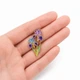 Значок-пин BROCHE брошь Цветы Акварель Ирисы фиолетовый BRGV115627 - изображение 3