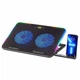 Підставка для ноутбука 2E GAMING CPG-001 V2, до 15.6", 2xUSB-A, phone holder, RGB, чорний - зображення 3
