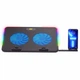 Підставка для ноутбука 2E GAMING CPG-001 V2, до 15.6", 2xUSB-A, phone holder, RGB, чорний - зображення 5