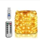 Гирлянда Grandio Роса 200 LED USB на медном проводе, 2 м, с пультом - изображение 1