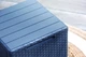 Садовый ящик-столик Keter Vigo Storage Box 37х37х37 см под ротанг, графитовый - изображение 9