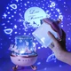 Музыкальный ночник-карусель Зайчики LED с Bluetooth, 6 картинок - изображение 3