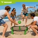 Игровой набор для мини волейбола Trizand Roundnet 90 см с 3 мячами и насосом для активного отдыха на пляже и в саду - изображение 2
