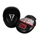 Лапы боксерские TITLE Boxing Valiant Punch Mitts для работы с тренером черно-серебристые - изображение 3