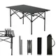 Складной туристический стол Asson 120×55×50 см, черный - изображение 1