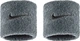 Напульсники Nike SWOOSH CLASSIC WRISTBANDS 2PK мікрофібра поліестер сірі One Size - зображення 1