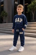 Костюм на хлопчика GAP (світшот+джогери) 104-110 см синій, варка - зображення 1