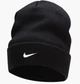 Шапка Nike Peak Standard Cuff L Swoosh Beanie ONE SIZE Чорний FB6527-010 - изображение 1