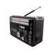 Радіоприймач FM аналоговий портативний Golon RX-381BT акумуляторний з ліхтариком Bluetooth USB MicroSD 165x110x75мм Black - зображення 3