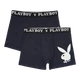 Набор мужских трусов-боксеров Playboy ANNYA синий хлопок S 2 шт - изображение 1