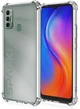 Противоударный чехол для Tecno Spark 7 Go (KF6m) прозрачный, усиленные углы с защитой камеры, TPU - изображение 1